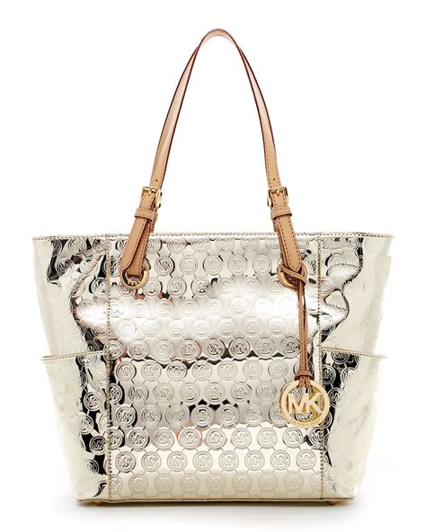 michael kors jet set gold tote|michael kors jet set luggage.